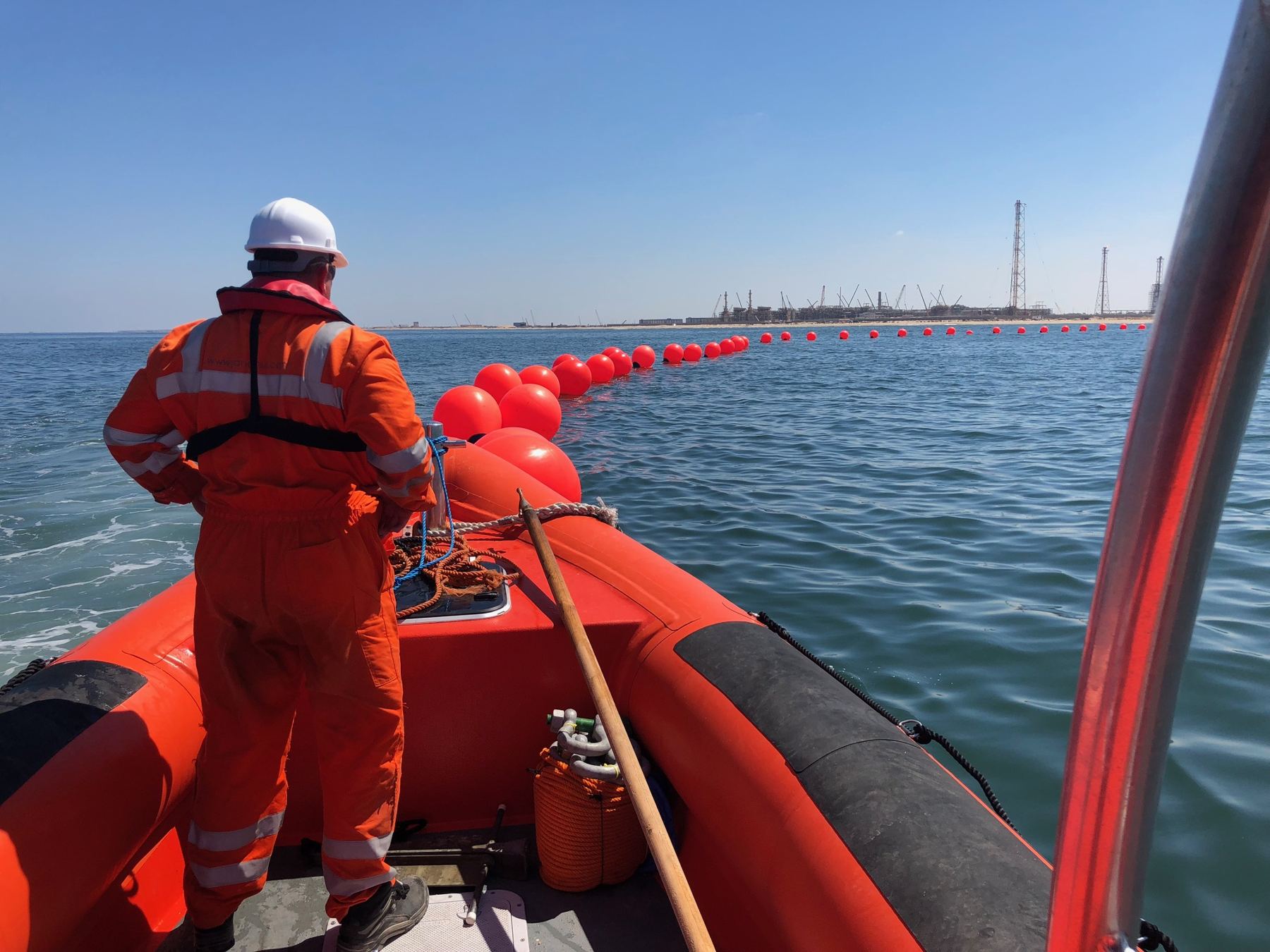 Rib Rentals workboat on an offshore or survey project (3/6)