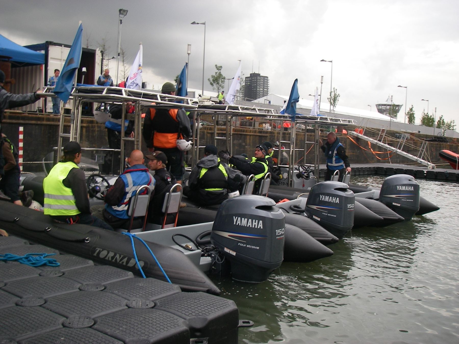 Rib Rentals boat at work on a film production (5/5)
